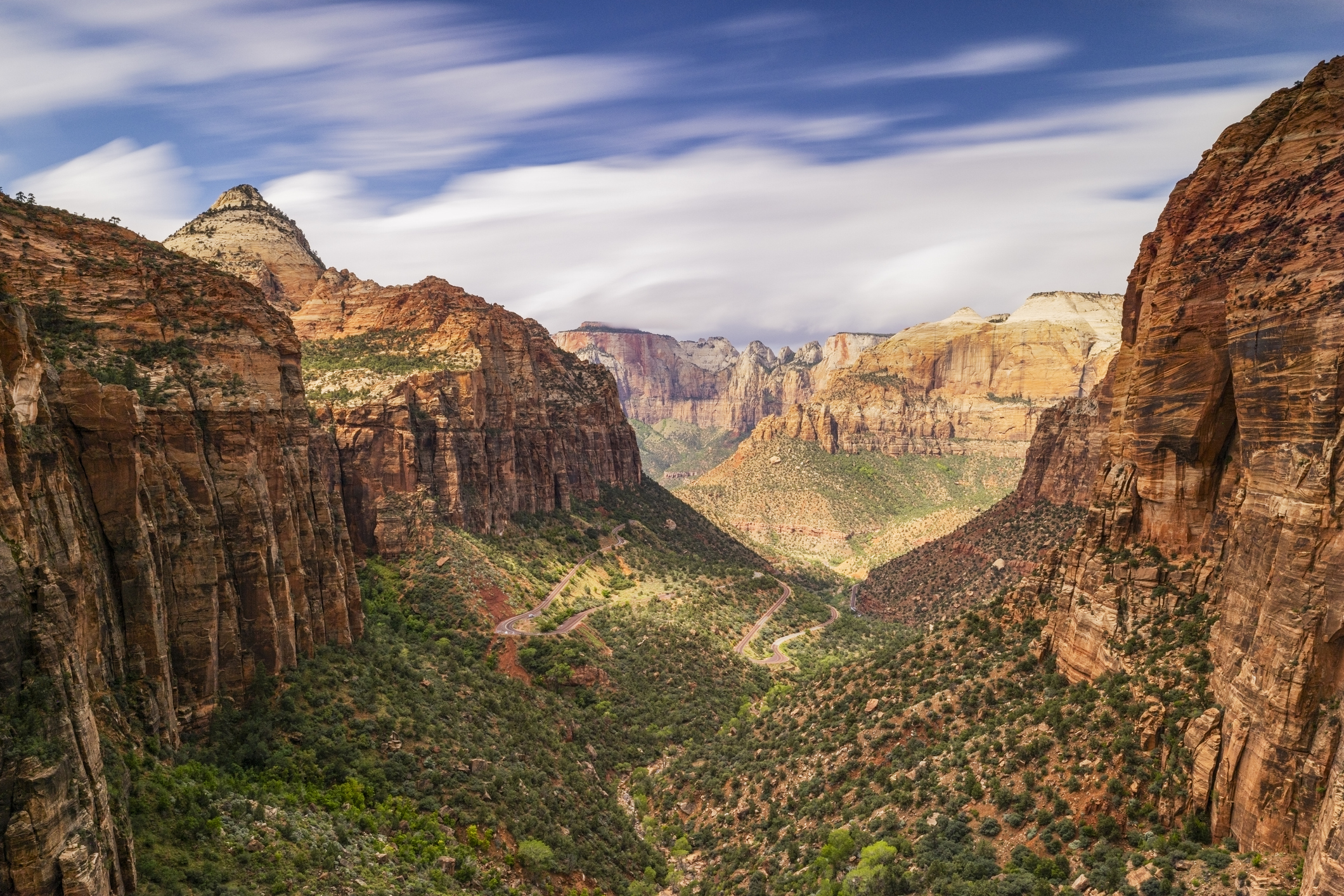 a picture of a stunning vista in Zion National Park