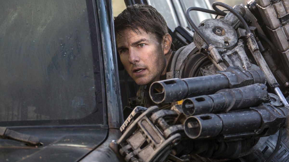 Tom Cruise as Major William Cage in &quot;Edge of Tomorrow&quot; now streaming on Netflix