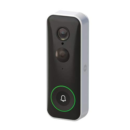 Yale - Smart Video Doorbell [no Subscription Required] Full Hd Live View & Two-Way Audio - Motion Recordings - Customisable Privacy Zones - Night Vision - Real-Time Call - Works With the Yale Home App