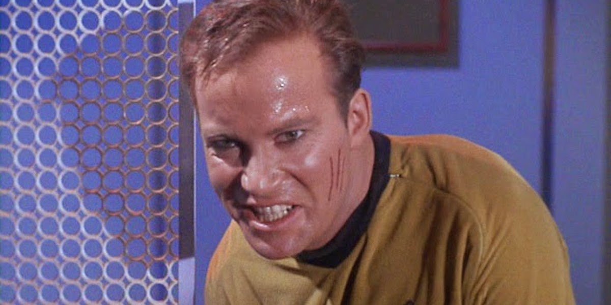 William Shatner's evil side in Star Trek episode The Enemy Within