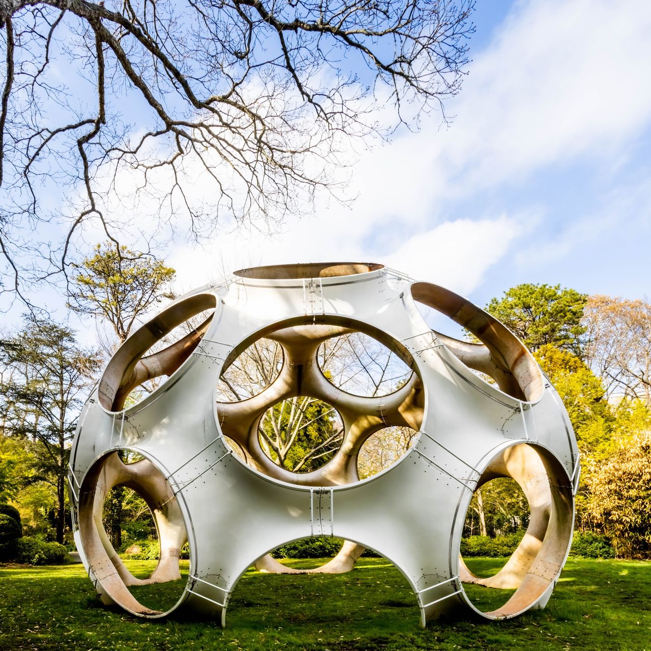 A beloved Buckminster Fuller sculpture has collapsed in East Hampton ...