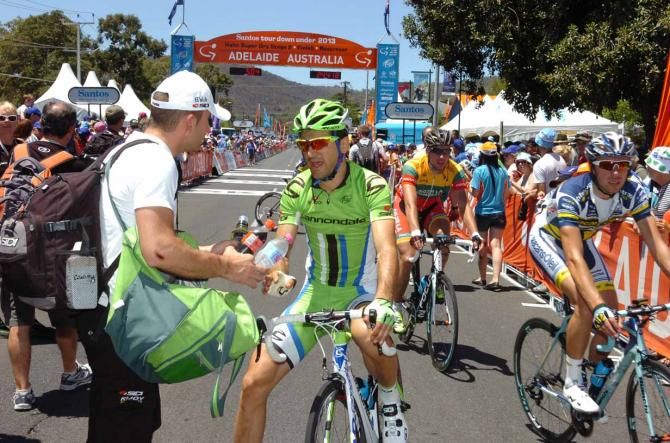 Alan Marangoni (Cannondale) at the finish.