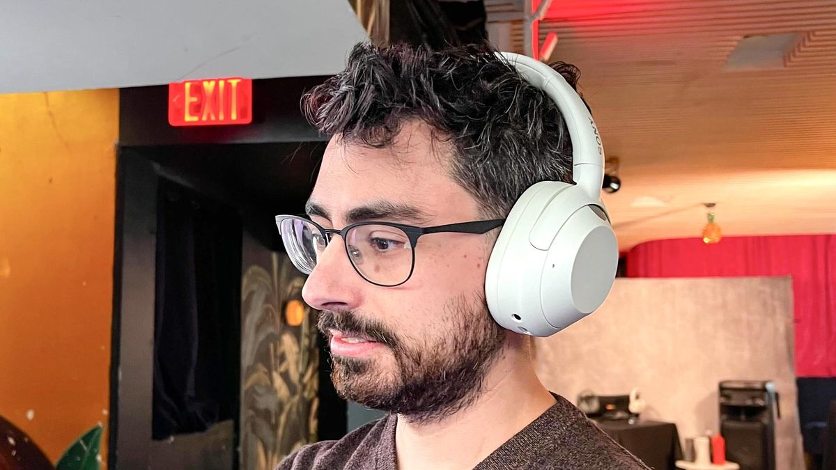 The Sony ULT Wear Wireless Headphones on Nick Pino.