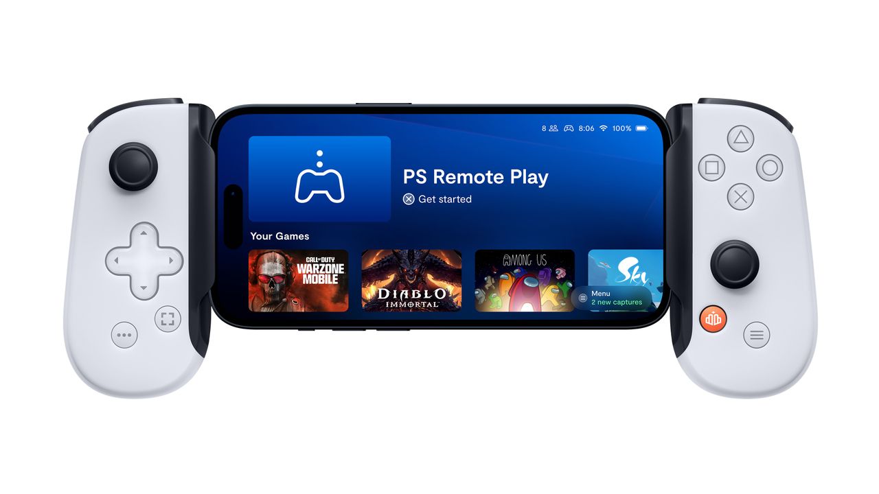 Image of the Backbone One USB Type-C Gen 2 mobile controller.