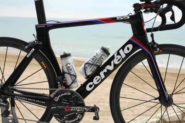 The Cervelo S5 strikes an unusual profile but its main goal was aerodynamic efficiency above all else.