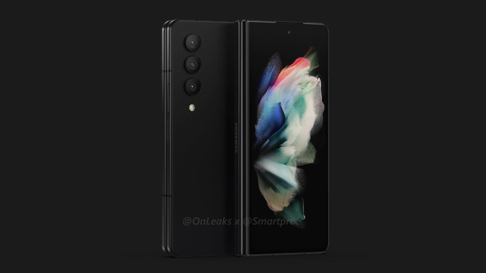An unofficial render of the Samsung Galaxy Z Fold 4