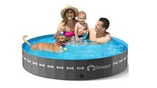 Peteast Foldable Swimming Pool for dogs