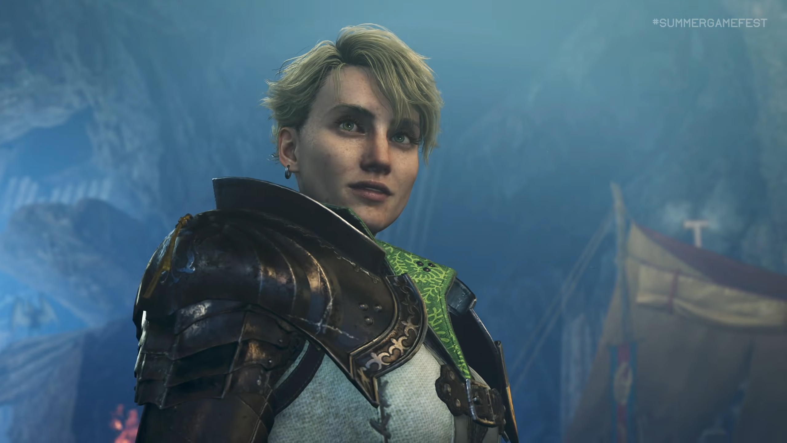 Monster Hunter Wilds Ascendance captain with short hair