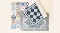 Recycled Printed Kitchen Vinyl Mats