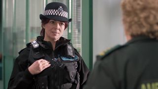 Stirling Gallacher as Ffion Morgan is due for a dramatic return to Casualty