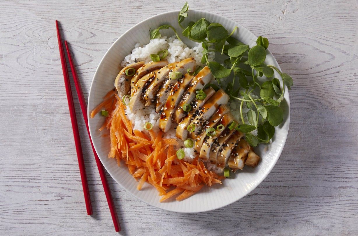 Gousto&#039;s wagamama teriyaki chicken donburi bowl