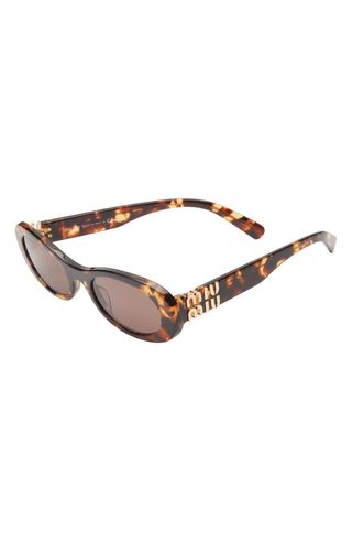 50mm Oval Sunglasses