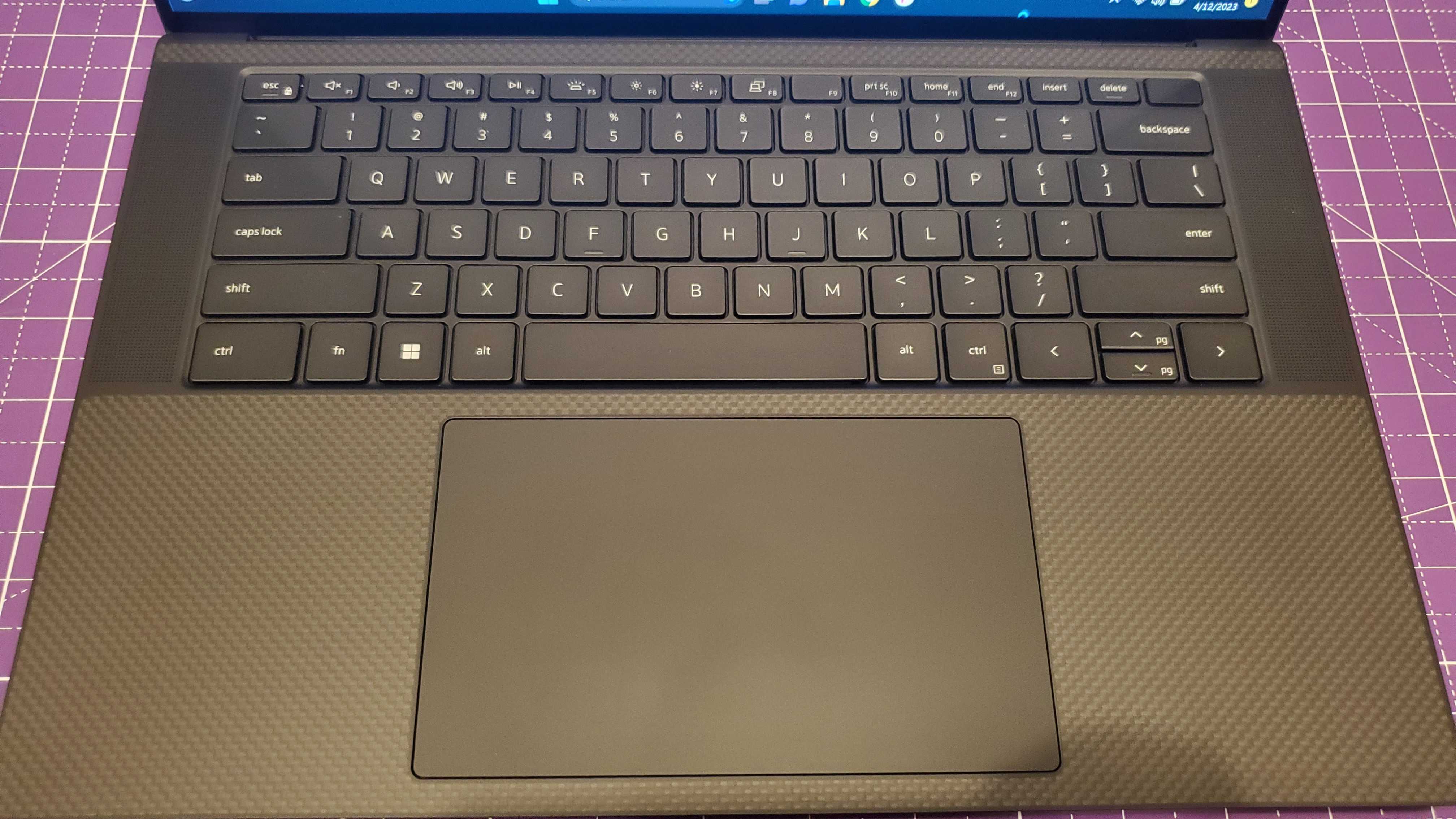 keyboard and touchpad