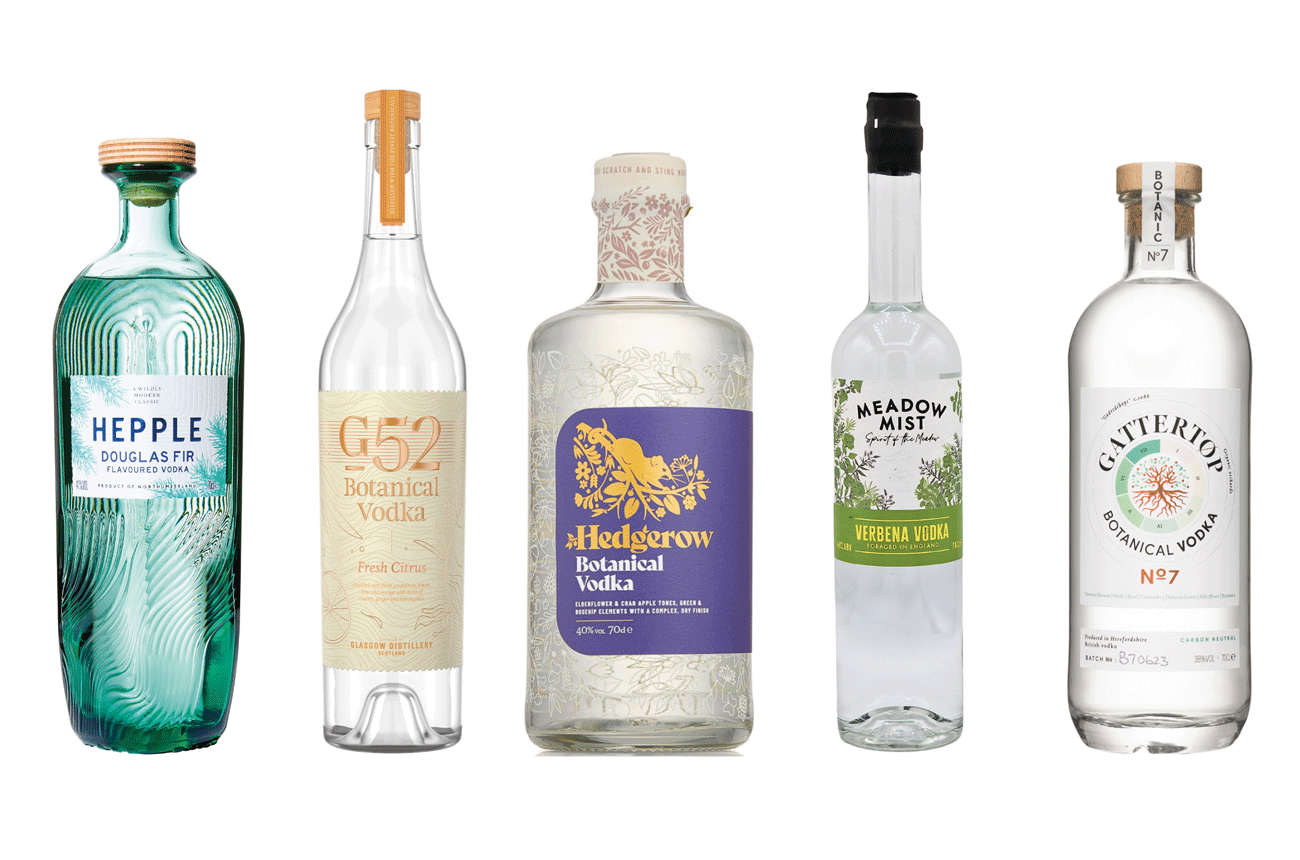 Botanical Vodka Bottles