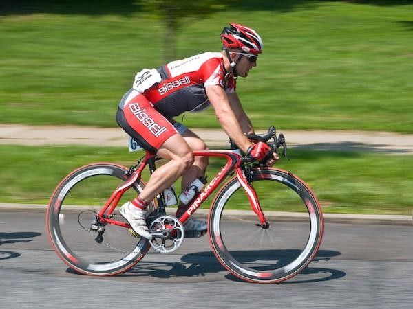 Kirk O'Bee sits comfortably in the field while he awaits an eventual place on the podium.