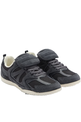 Mango Leather Panel Sneakers (Were $130) 