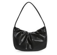 Street Level Gathered Faux Leather Baguette Bag, $41/£31.28