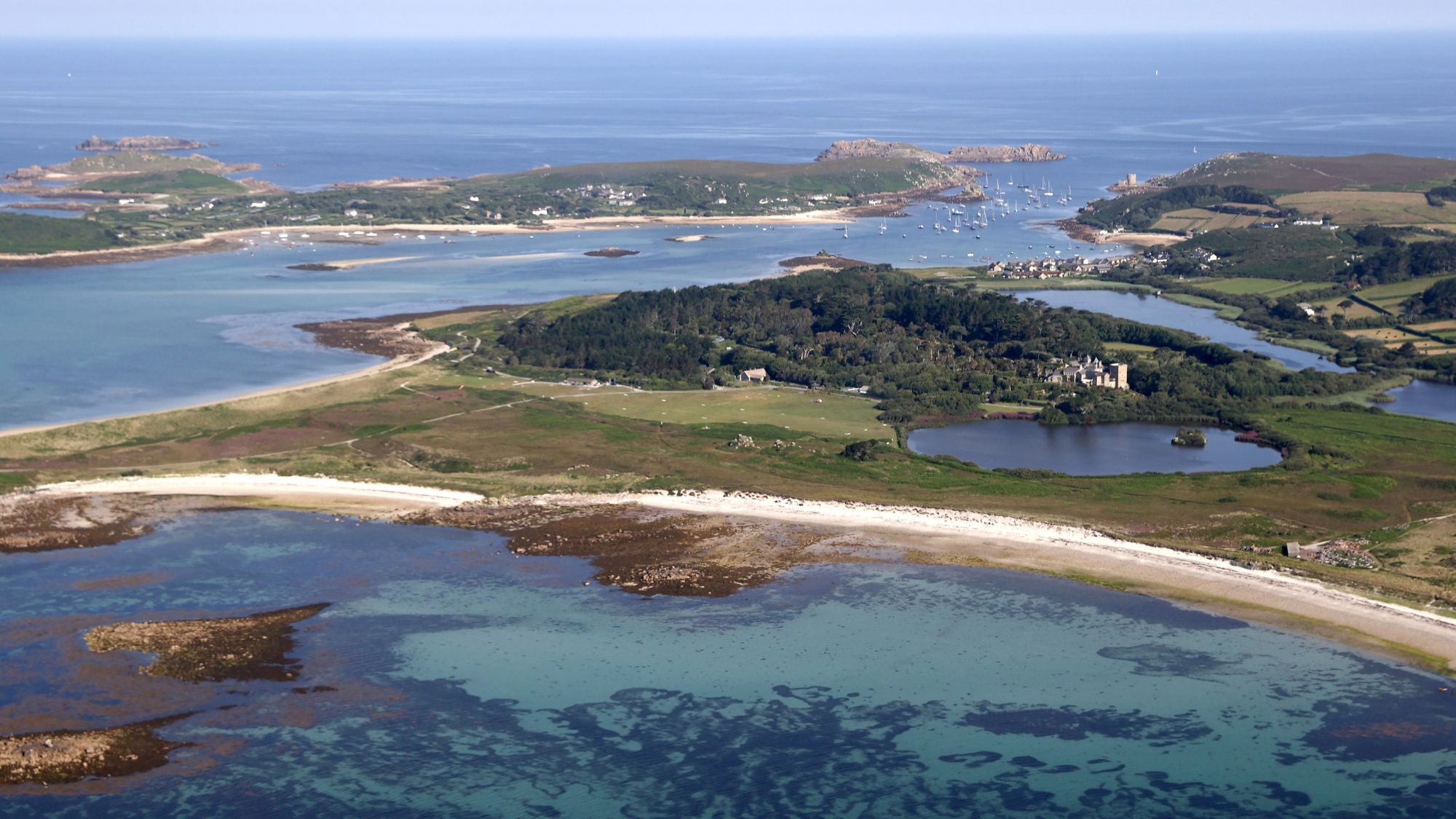 A general view of St Mary&#039;s Island, Isles of Scilly