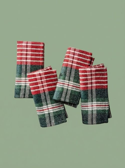 Signature Plaid Cloth Napkins
