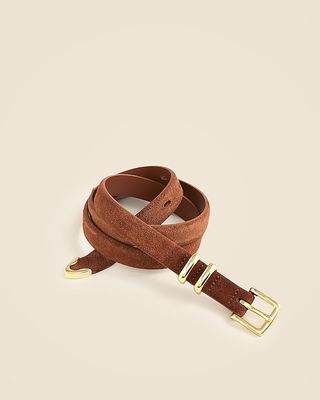 Thin Suede Belt