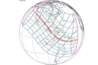 An annular, or "ring of fire" solar eclipse on Oct. 14, 2023, will sweep across the U.S. from Oregon to Texas in a 125-mile-wide (200 km) path.