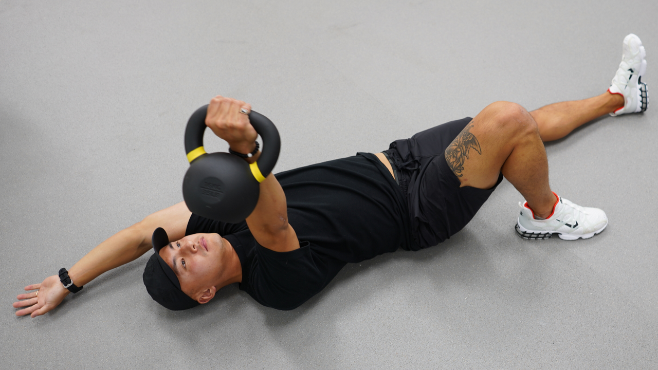 Kettlebell armbar