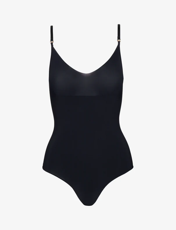 Sheer black Commando Control bodysuit