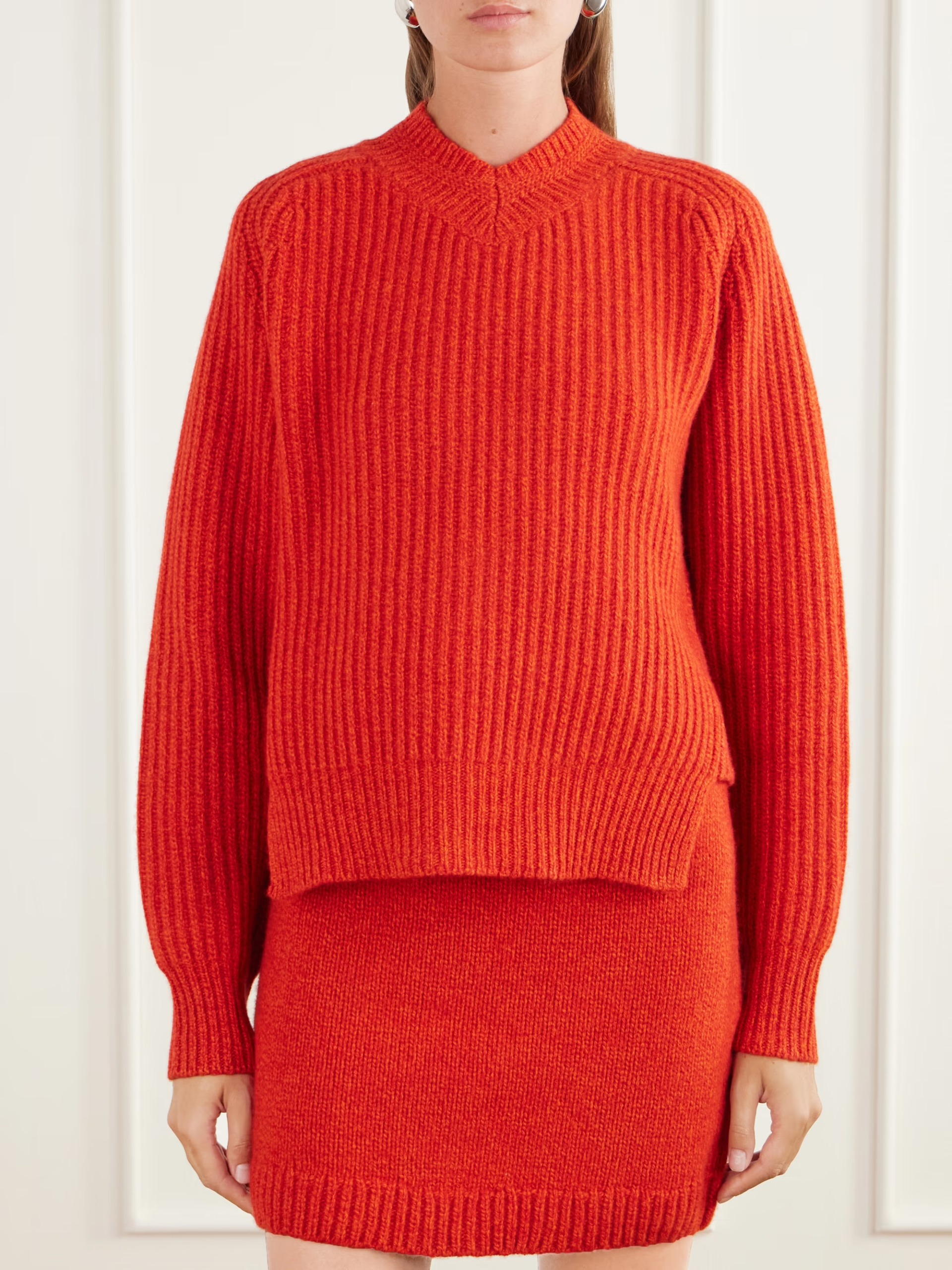 TOVE, Eilis Ribbed Wool Sweater