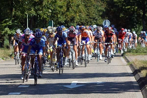The peloton at the Eneco Tour.