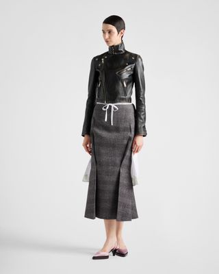 Deconstructed Grisaille Skirt