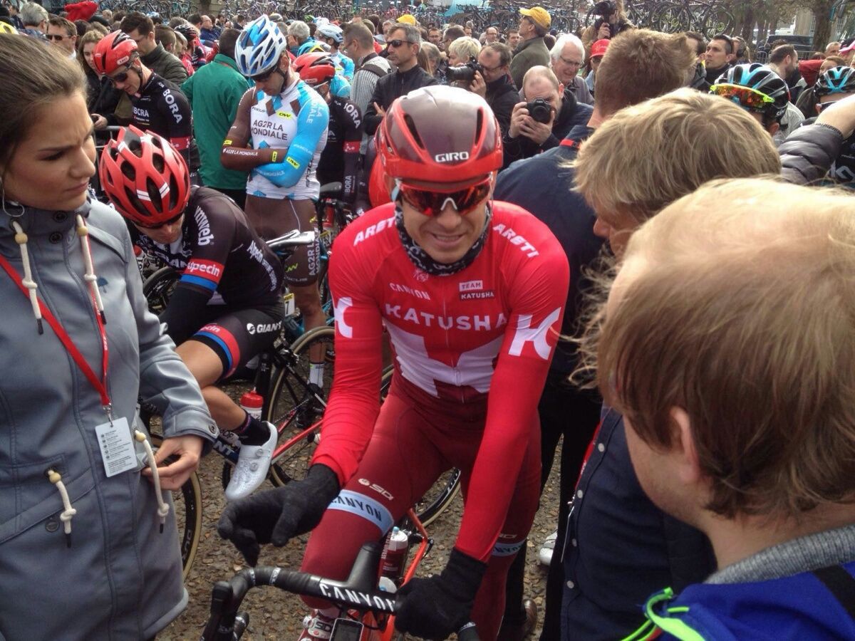 Alexander Kristoff talks to Norwegian press