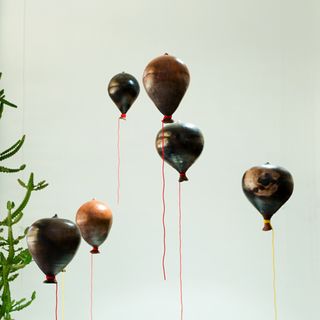 Ceramic balloons by Manoussos Khalkiadakis