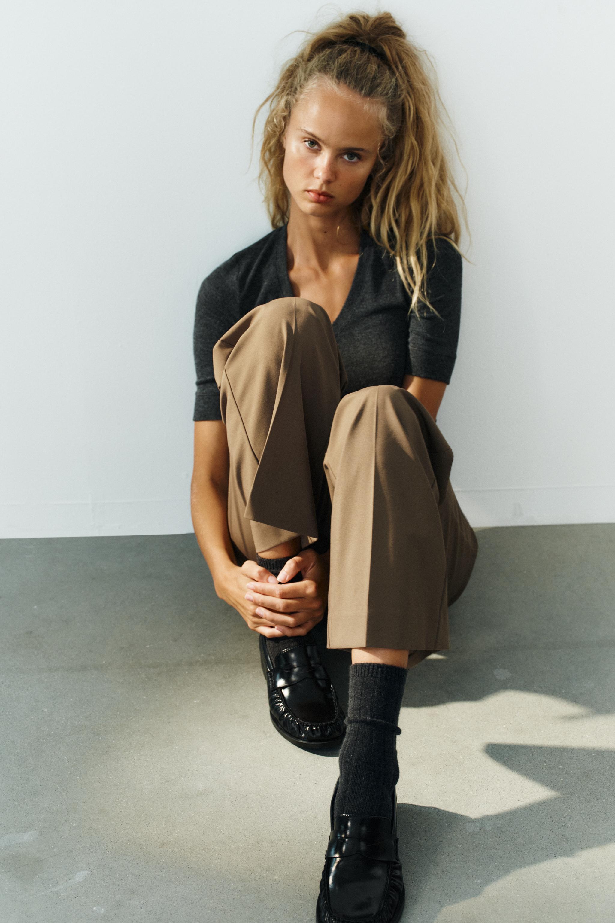 Patent-Effect Loafers - Black - 5