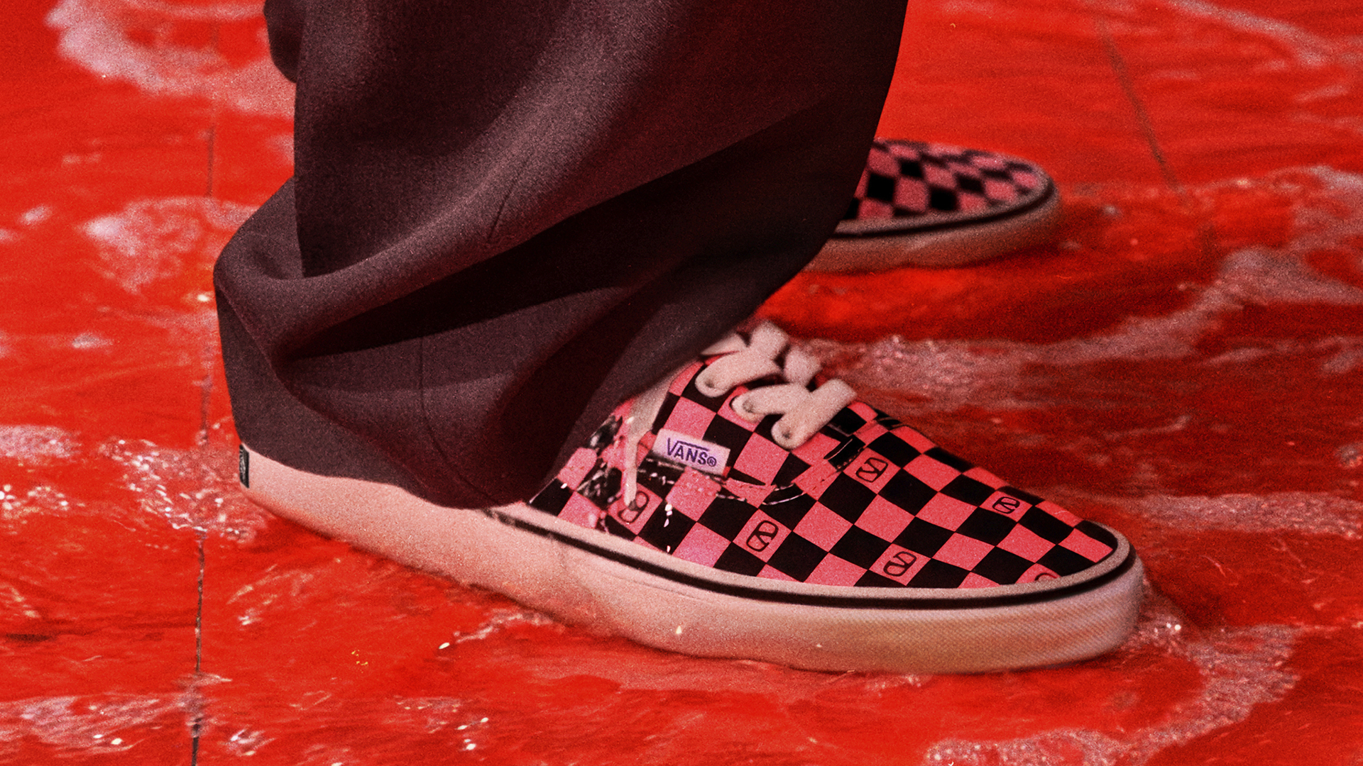 Image of the Valentino Garavani and Vans Collab At Saks