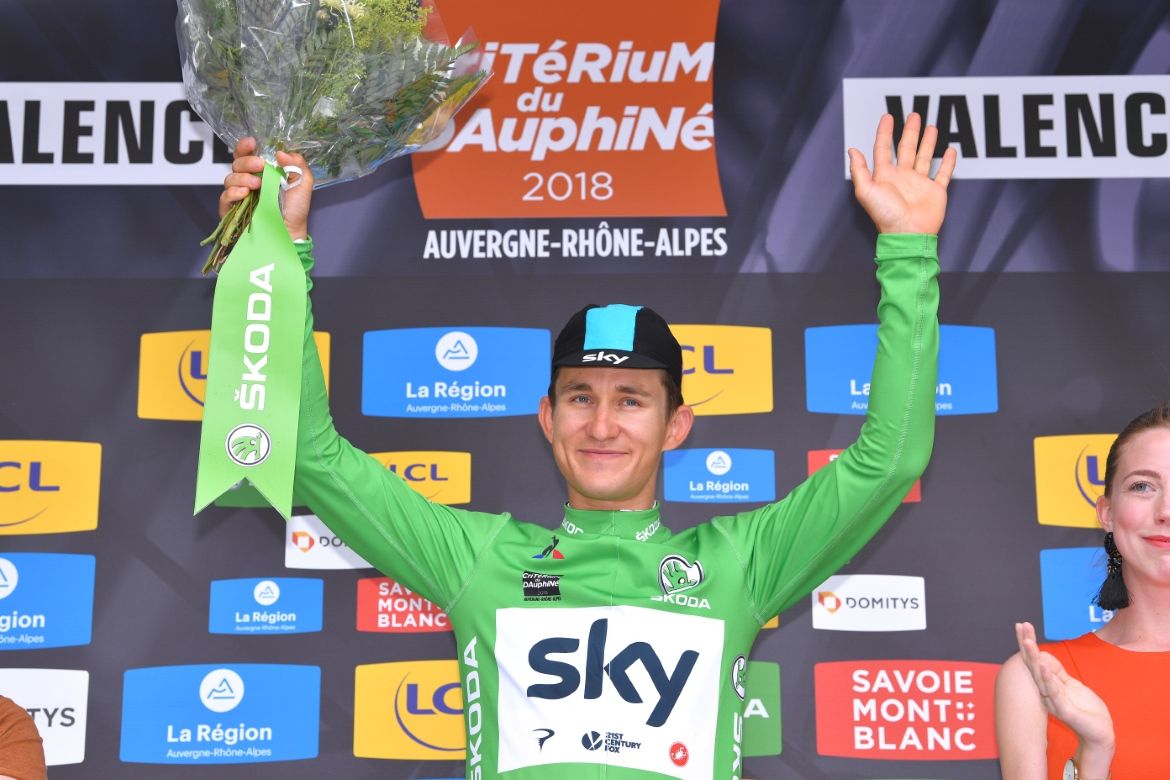 Michal Kwiatkowski also leads the points competition