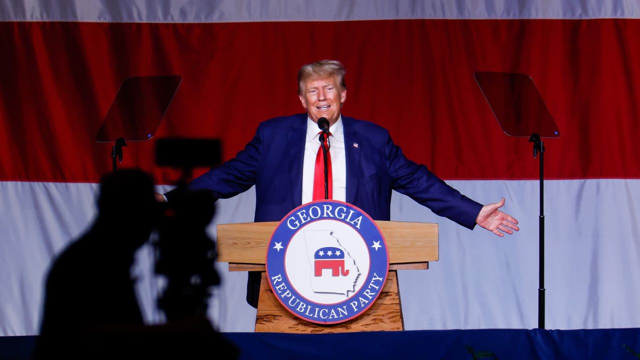 Donald Trump addresses Georgia state GOP convention, 10 June 2023