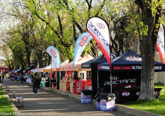 The Industry Zone lined the entire square this year