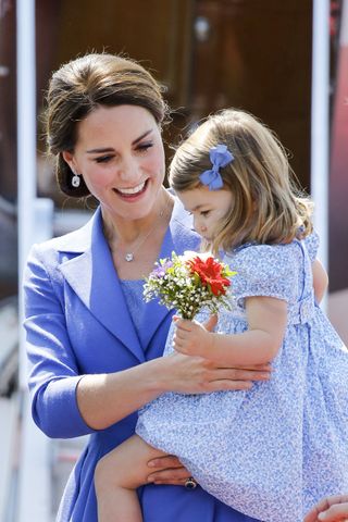 princess charlotte's first handshake