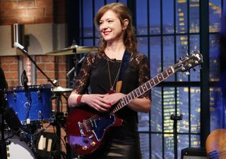 Mary Timony, onstage with the 8G Band at NBC Studios in New York City on August 1, 2016