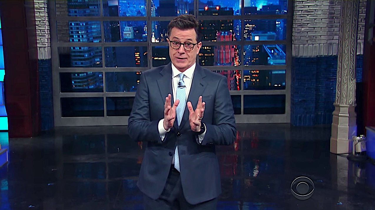 Stephen Colbert talks about White House paranoia