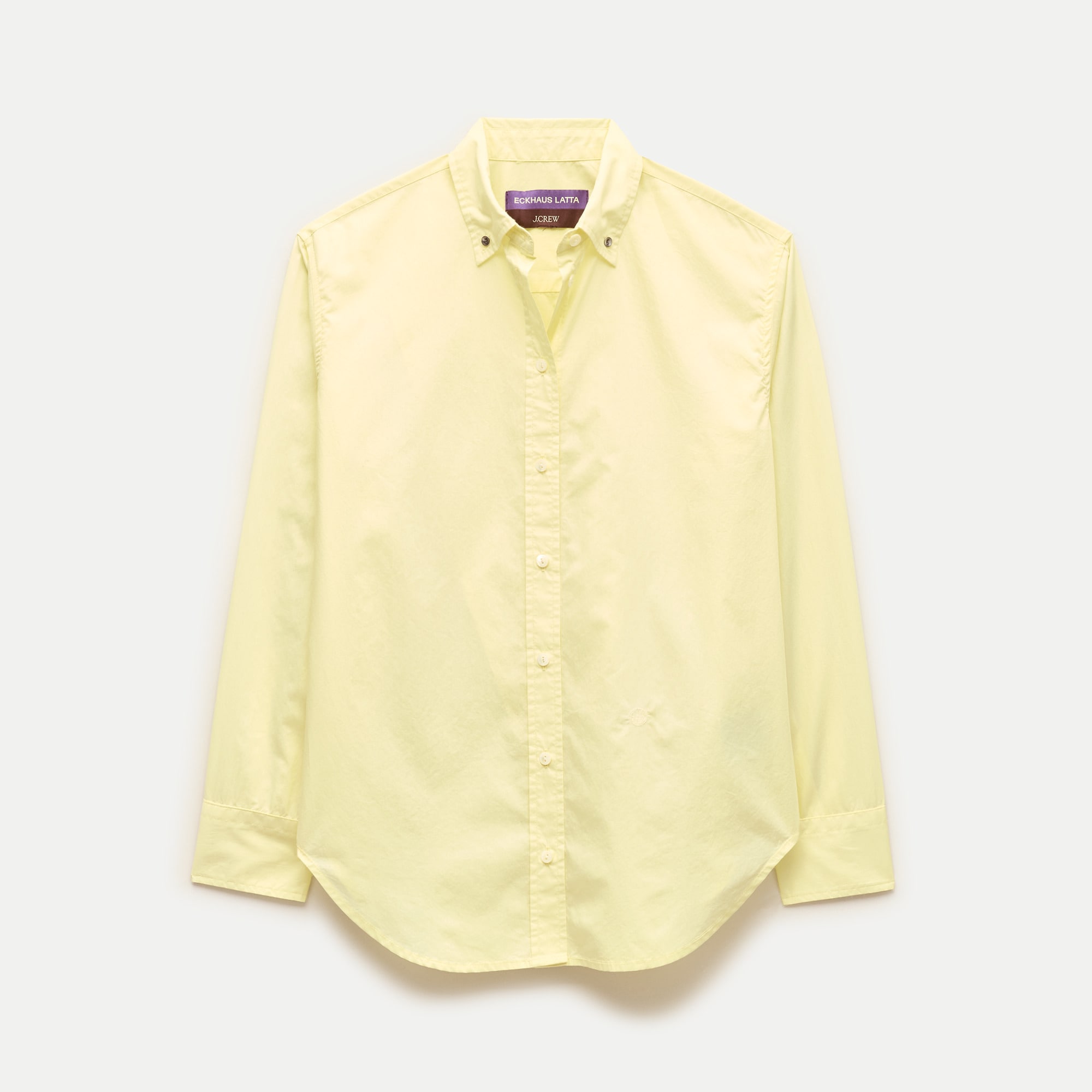 Eckhaus Latta X J.crew Overlap Button-Down Shirt in Cotton Poplin