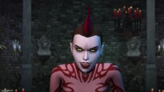 A vampire from The Sims 4 expansion pack