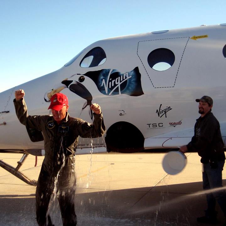 CJ Sturckow Flies SpaceShipTwo