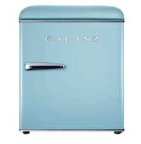 Freestanding Galanz retro refrigerator, Walmart