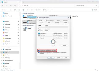 Compress this drive to save disk space