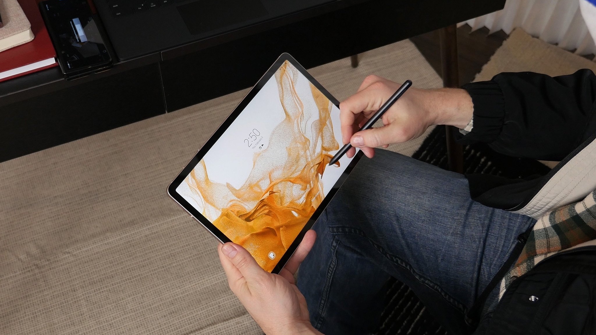 Working with the Samsung Galaxy Tab S8 S Pen