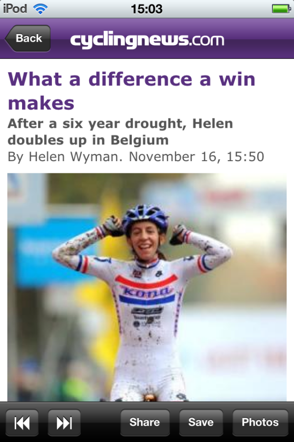 Never miss a thing with the Cyclingnews iPhone app