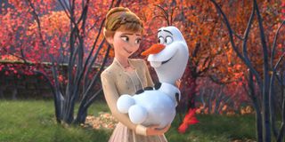 Kristen Bell and and Josh Gad as Anna and Olaf in Frozen II