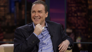 THE TONIGHT SHOW WITH JAY LENO -- Norm MacDonald -- Air Date 04/21/2008 -- Episode 3540 -- Pictured: Actor Norm MacDonald during an interview on April 21, 2008 -- Photo by: Paul Drinkwater/NBCU Photo Bank