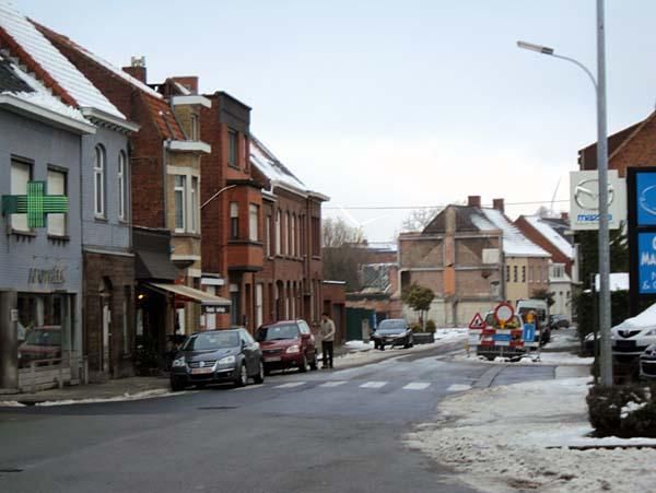It's a gray Christmas day in Belgium.